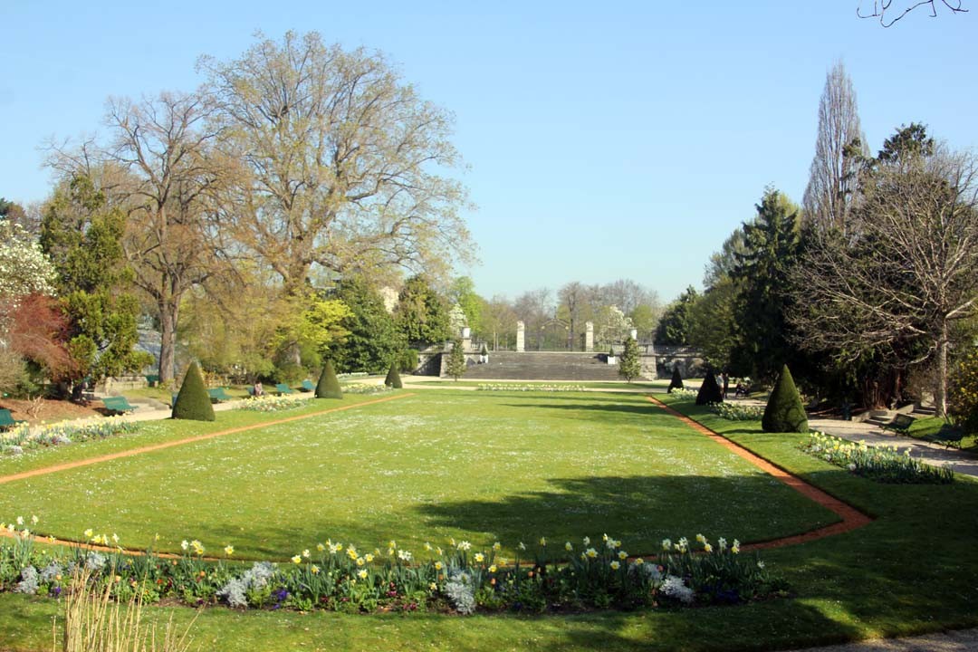 Jardin à la française Serres d'Auteuil Paris