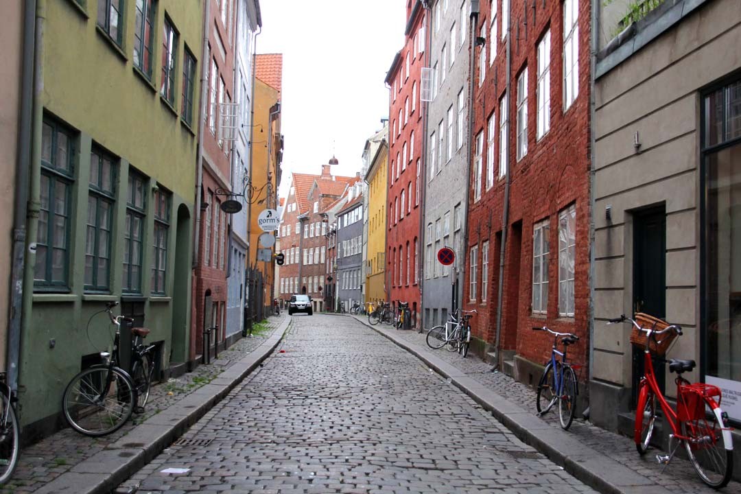 Rue danoise de Copenhague