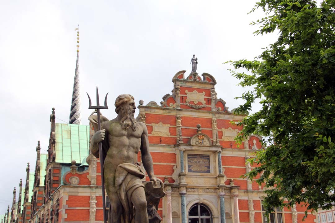 Statue de Neptune à Copenhague