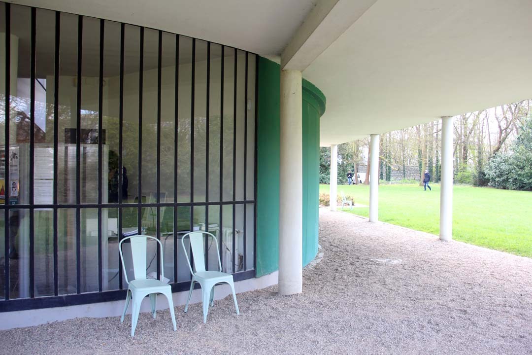 Courbure Villa Savoye Le Corbusier à Poissy