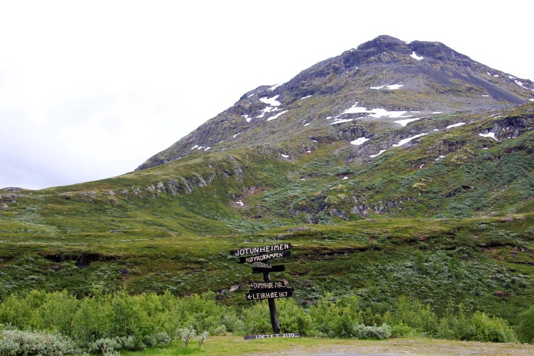 Montagnes du Jotunheimen en Norvège