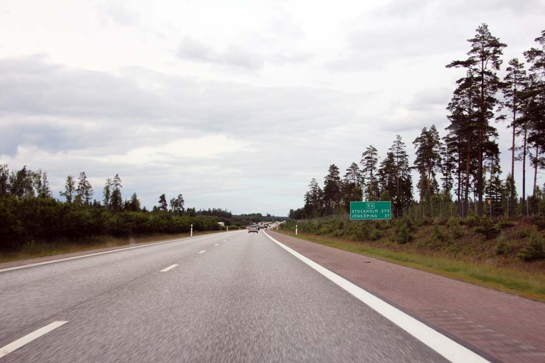 Road trip Route Suède